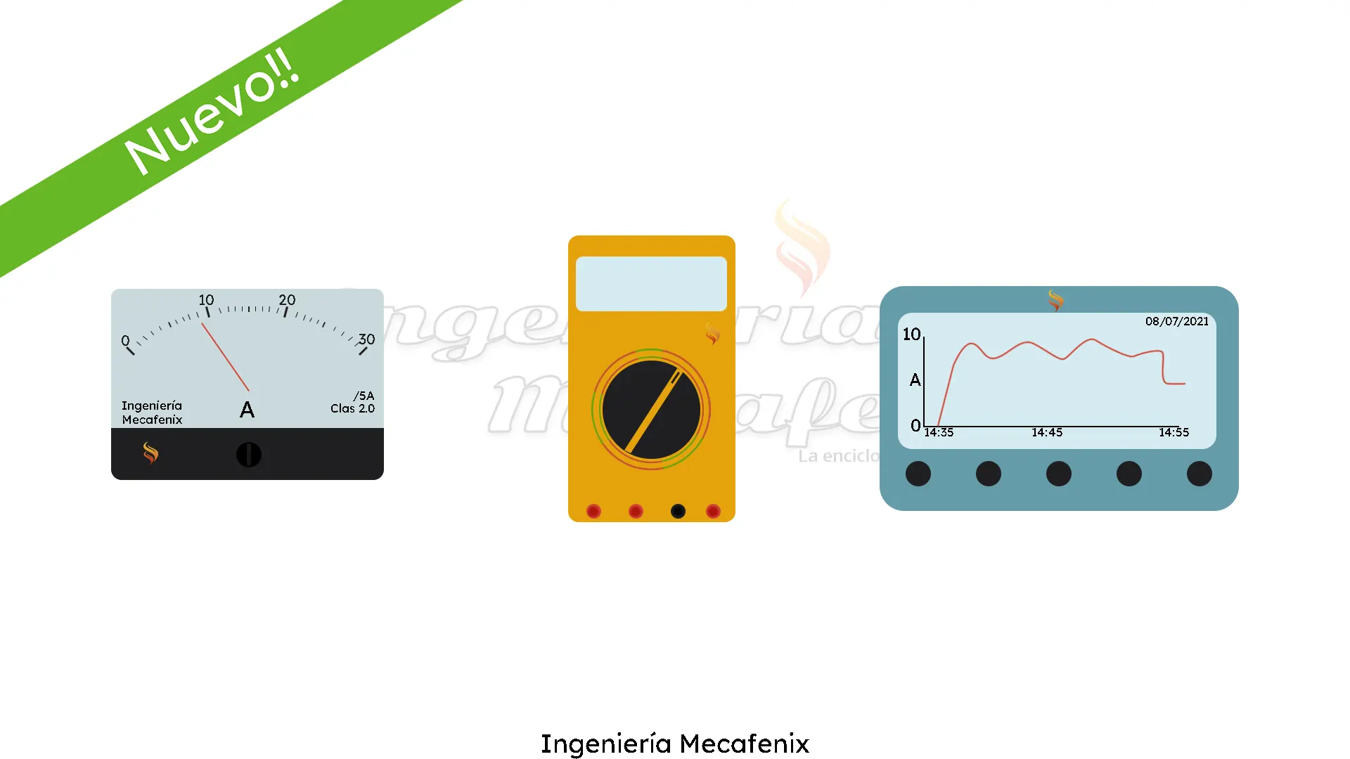 horno Álgebra Mañana Instrumentos de medición eléctrica - Ingeniería Mecafenix
